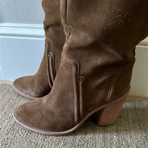 Vince Camuto OTK Brown Suede Boot